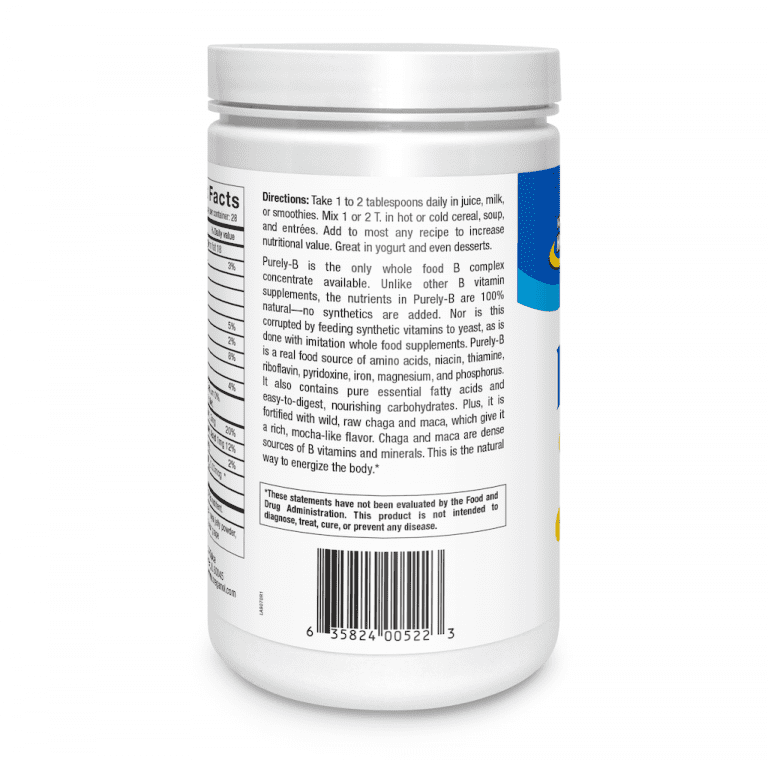 Purely-B Whole Food B Complex - North American Herb & Spice