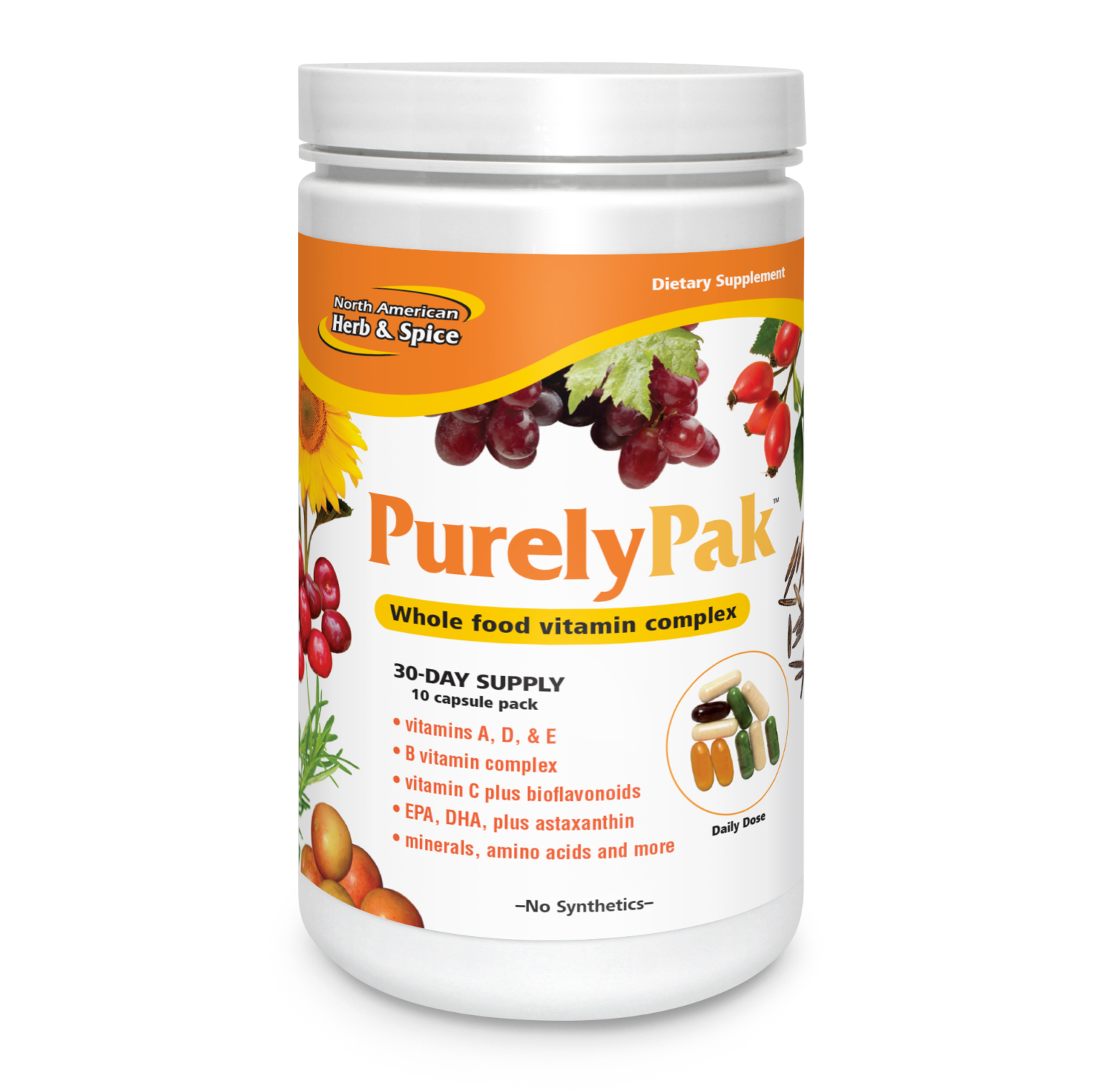 Purely-B Whole Food B Complex - North American Herb & Spice